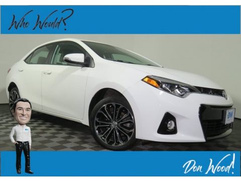 Super White Toyota Corolla S Plus.  Click to enlarge.