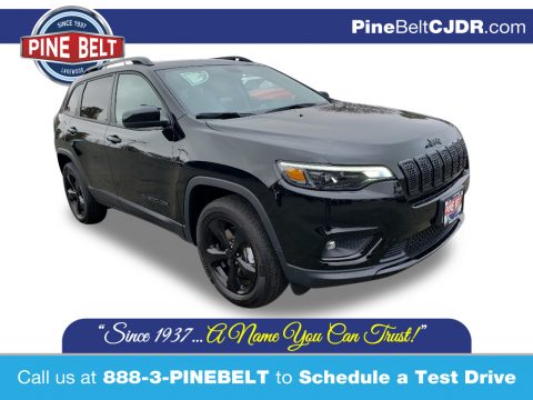 Diamond Black Crystal Pearl Jeep Cherokee Altitude 4x4.  Click to enlarge.