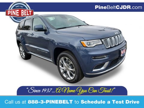 Slate Blue Pearl Jeep Grand Cherokee Summit 4x4.  Click to enlarge.