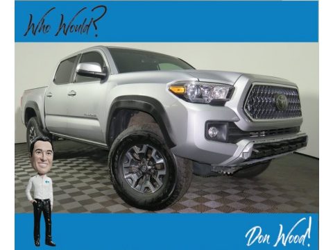 Silver Sky Metallic Toyota Tacoma TRD Sport Double Cab 4x4.  Click to enlarge.