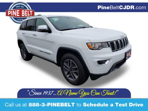 Bright White Jeep Grand Cherokee Limited 4x4.  Click to enlarge.
