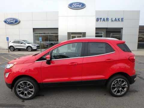Race Red Ford EcoSport Titanium 4WD.  Click to enlarge.