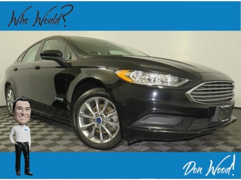 Shadow Black Ford Fusion Hybrid SE.  Click to enlarge.