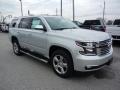 Front 3/4 View of 2020 Chevrolet Tahoe Premier 4WD #3