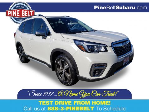 Crystal White Pearl Subaru Forester 2.5i Touring.  Click to enlarge.