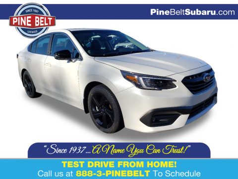 Crystal White Pearl Subaru Legacy 2.5i Sport.  Click to enlarge.