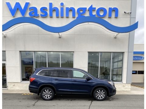 Obsidian Blue Pearl Honda Pilot EX-L AWD.  Click to enlarge.