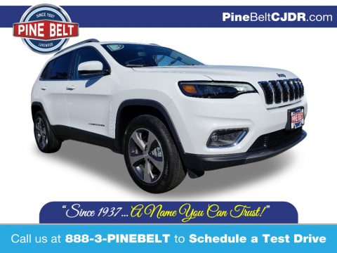 Bright White Jeep Cherokee Limited 4x4.  Click to enlarge.