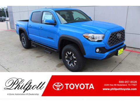 Voodoo Blue Toyota Tacoma TRD Off Road Double Cab.  Click to enlarge.
