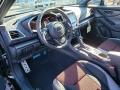  2020 Subaru Impreza Black Interior #8