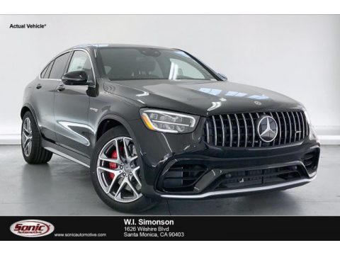 Black Mercedes-Benz GLC AMG 63 S 4Matic Coupe.  Click to enlarge.