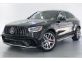 Front 3/4 View of 2020 Mercedes-Benz GLC AMG 63 S 4Matic Coupe #12