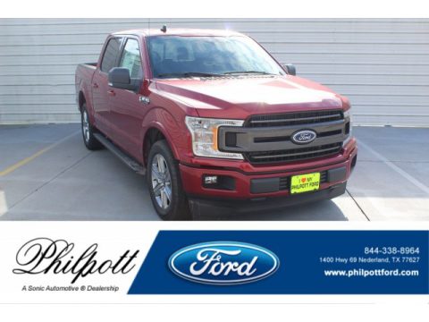Ruby Red Ford F150 XL SuperCrew.  Click to enlarge.