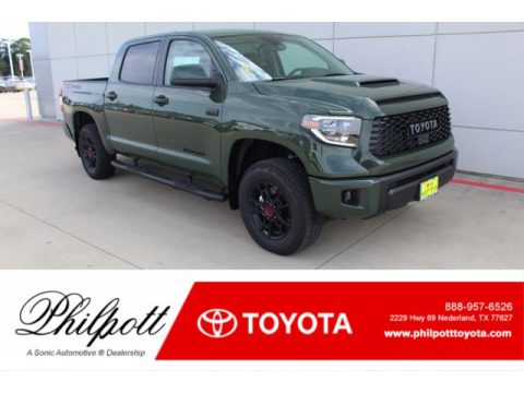 Army Green Toyota Tundra TRD Pro CrewMax 4x4.  Click to enlarge.