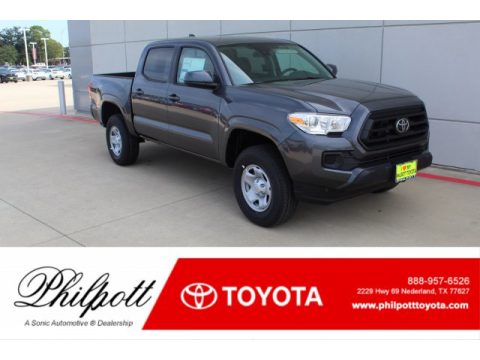 Magnetic Gray Metallic Toyota Tacoma SR Double Cab.  Click to enlarge.
