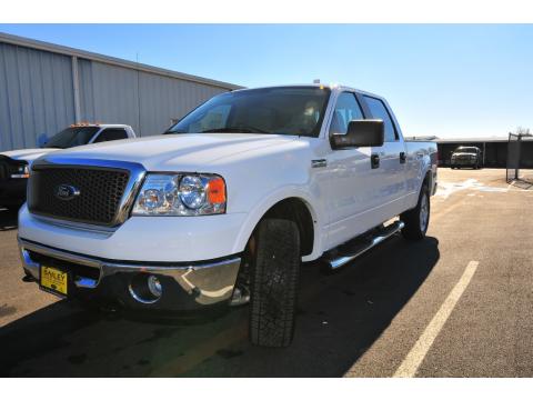 Oxford White Ford F150 Lariat SuperCrew 4x4.  Click to enlarge.