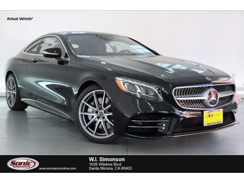 Black Mercedes-Benz S 560 4Matic Coupe.  Click to enlarge.