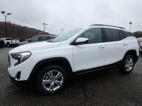 Summit White GMC Terrain SLE AWD.  Click to enlarge.