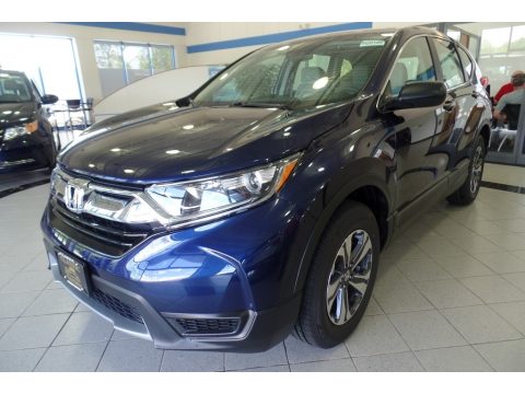 Obsidian Blue Pearl Honda CR-V LX AWD.  Click to enlarge.