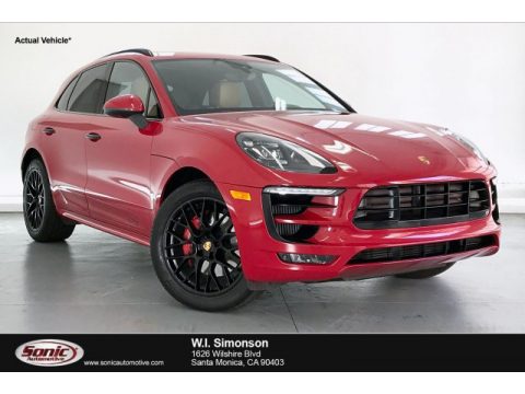 Carmine Red Porsche Macan GTS.  Click to enlarge.