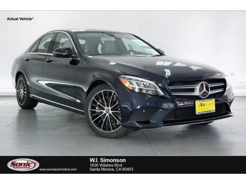 Lunar Blue Metallic Mercedes-Benz C 300 Sedan.  Click to enlarge.