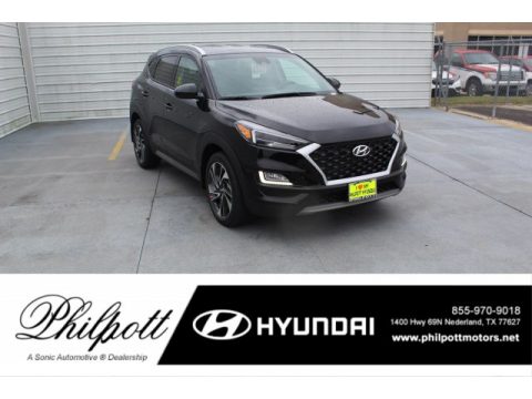 Black Noir Pearl Hyundai Tucson Sport.  Click to enlarge.
