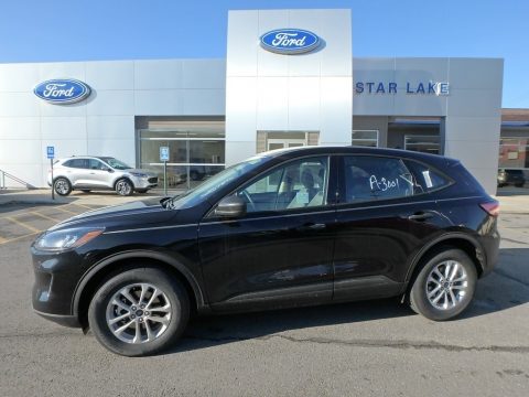 Agate Black Metallic Ford Escape S 4WD.  Click to enlarge.