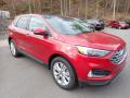 Front 3/4 View of 2020 Ford Edge Titanium AWD #3