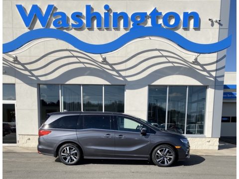 Modern Steel Metallic Honda Odyssey Elite.  Click to enlarge.