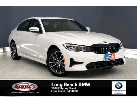 Alpine White BMW 3 Series 330i Sedan.  Click to enlarge.