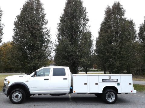 Bright White Ram 5500 Tradesman Crew Cab 4x4 Chassis.  Click to enlarge.