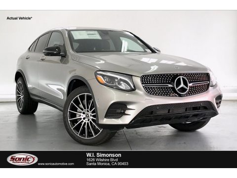 Mojave Silver Metallic Mercedes-Benz GLC 300 4Matic Coupe.  Click to enlarge.