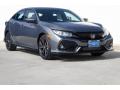 Front 3/4 View of 2020 Honda Civic Sport Hatchback #1