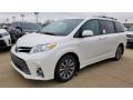 Front 3/4 View of 2020 Toyota Sienna XLE AWD #1