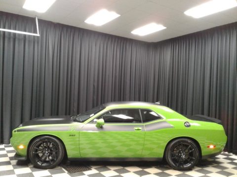 Green Go Dodge Challenger T/A 392.  Click to enlarge.