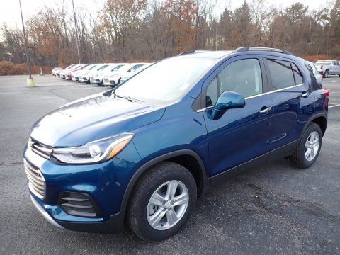 Pacific Blue Metallic Chevrolet Trax LT AWD.  Click to enlarge.