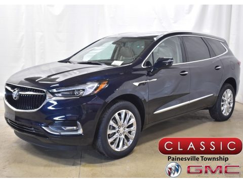 Dark Moon Blue Metallic Buick Enclave Essence AWD.  Click to enlarge.
