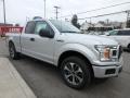 Front 3/4 View of 2019 Ford F150 STX SuperCab 4x4 #3