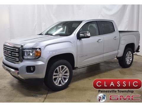 Quicksilver Metallic GMC Canyon SLT Crew Cab 4x4.  Click to enlarge.