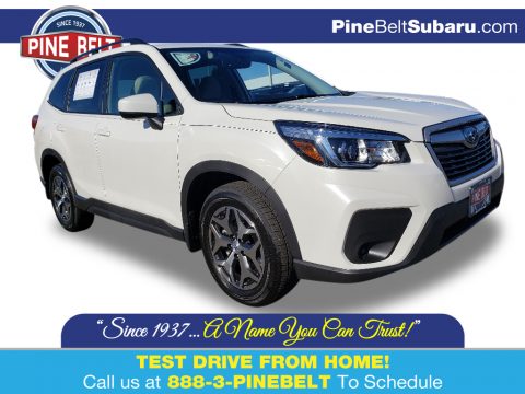 Crystal White Pearl Subaru Forester 2.5i Premium.  Click to enlarge.