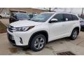 Front 3/4 View of 2019 Toyota Highlander Limited Platinum AWD #1