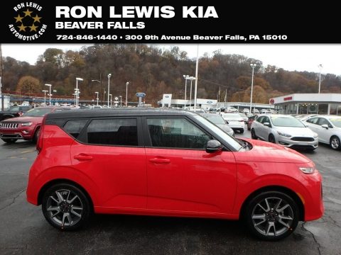 Inferno Red Kia Soul GT-Line.  Click to enlarge.