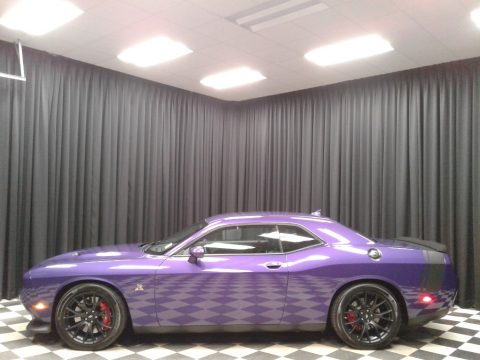 Plum Crazy Pearl Dodge Challenger R/T Scat Pack.  Click to enlarge.
