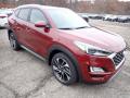 Front 3/4 View of 2020 Hyundai Tucson Sport AWD #3
