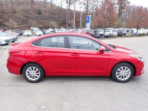Pomegranate Red Hyundai Accent SEL.  Click to enlarge.