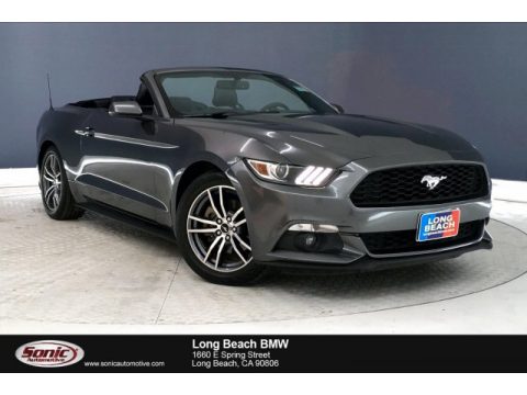 Magnetic Metallic Ford Mustang EcoBoost Premium Convertible.  Click to enlarge.