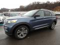 Front 3/4 View of 2020 Ford Explorer Platinum 4WD #7