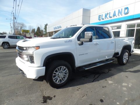 Summit White Chevrolet Silverado 2500HD High Country Crew Cab 4x4.  Click to enlarge.