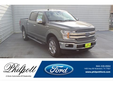 Silver Spruce Ford F150 Lariat SuperCrew 4x4.  Click to enlarge.