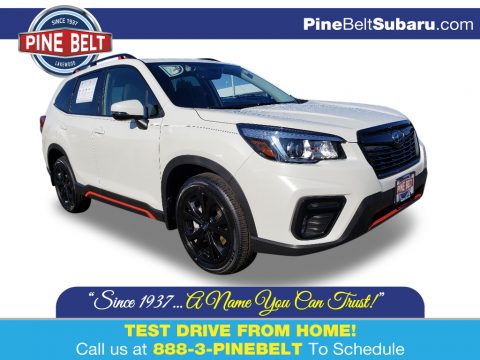 Crystal White Pearl Subaru Forester 2.5i Sport.  Click to enlarge.